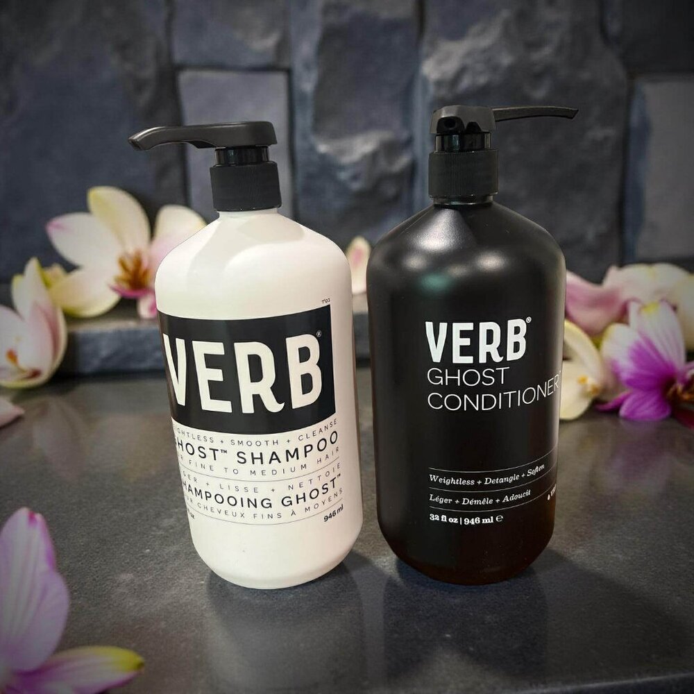 Verb Ghost Weightless Detangle Moisture Shampoo Conditioner 32 oz